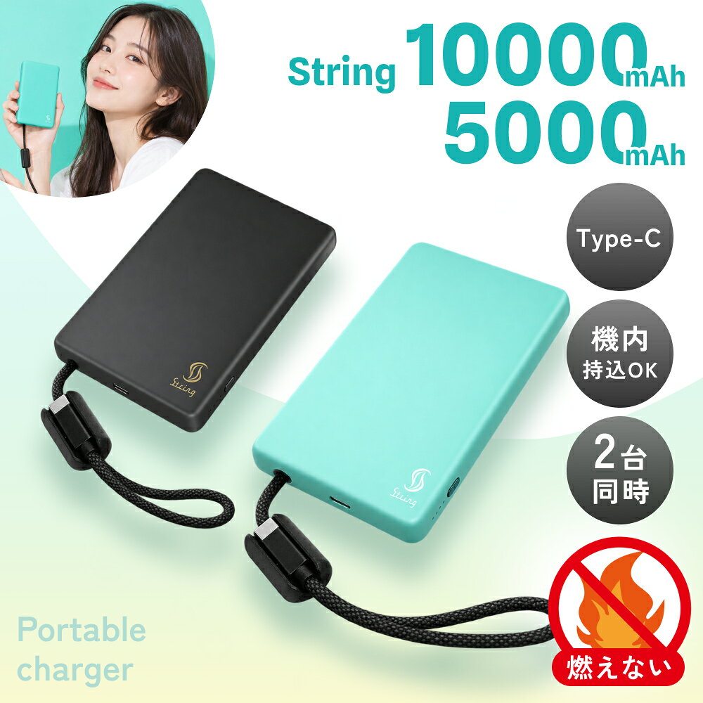 モバイルバッテリー 大容量 10000mAh 5000mAh 発火防止 スリム 機内持ち込み可 急速充電 安全 Type-C出入力 2台同時 軽量 iphone スマホ充電器 携帯充電器 タイプc対応 残量表示 防災グッズ PSE認証済 iPhone/Android全機種対応 d-dish-10002819 sology公式ストア パッケージ画像