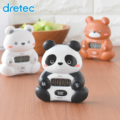 キッチンタイマー タイマー パンダ シャンシャン くま しろくま かわいい おしゃれ デジタル 勉強 インテリア ドリテック T 579 ベストオイシー
