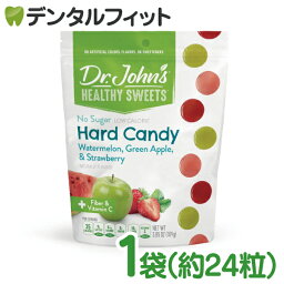 Dr.John's フレッシュフルーツ(3種) 1袋(約24粒) キシリトール ハードキャンディ ドクタージョンズ