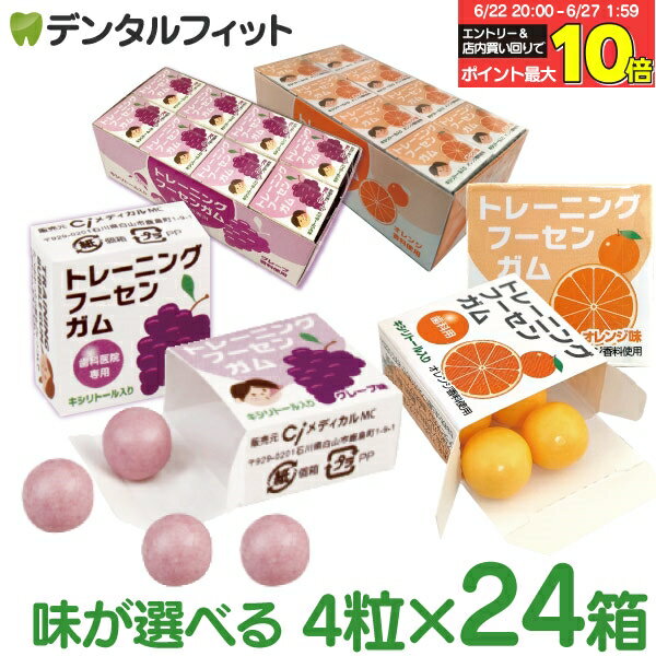 【★エントリー＆店内3点購入でP10倍(6/22 20:00-6/27 1:59迄)】キシリトールガム 歯科専用 選べる歯科医院専用トレーニング フーセンガ..