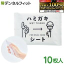 【★エントリー&店内3点購入でP10倍(6/22 20:00-6/27 1:59迄)】ハミガキシート 10枚入り 防災 歯磨き 赤ちゃん 子供 大人 介護 備蓄 水が無い場所でもお口の中のケアが出来る 無水ハミガキ【メール便選択で送料無料】