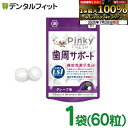 【★エントリー&店内3点購入でP10倍(7/19 20:00-7/26 1:59迄)】Pinky FRESH 歯周サポート グレープ味 1袋(60粒) 歯科専売品 乳酸菌LS1 ( Lactobacillus salivarius TI2711株 ) 口臭 歯茎 口内環境 歯の健康 歯周病対策に【メール便選択で送料無料】(メール便4点まで)