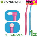 【★エントリーP5倍+先着100円OFFクーポン 9/4-9/11】歯ブラシ ワンタフト CiPRO ワンタフトブラシ ラージヘッド Mふつう 1本入 ※色はおまかせ