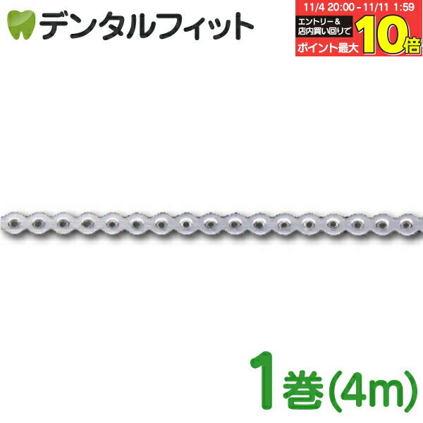 【★エントリーと店内3点購入でP10倍(11/4 20:00-11/11 1:59迄)】デンタルチェーンN (ナロー：2.8mm) 1..