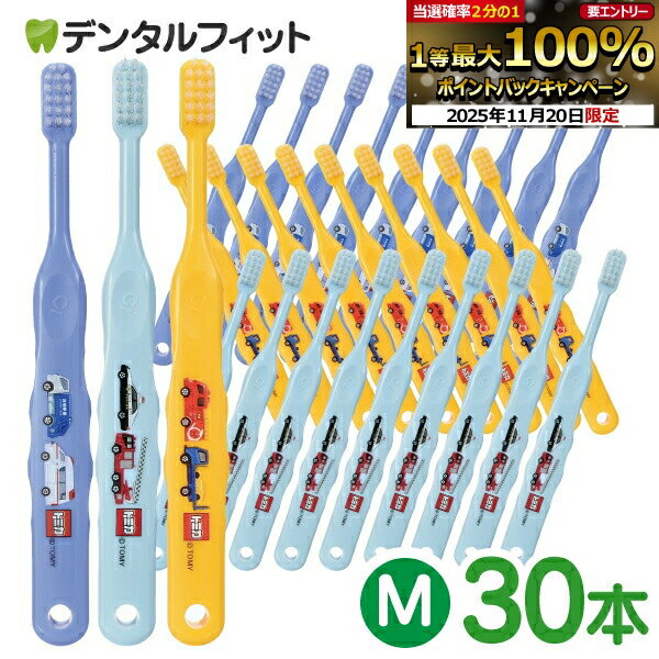 【★ポイント5倍 11/19 23:59迄】Ci トミカ502 3色アソート Mふつう 30本入【Ciメディカル 歯ブラシ】（メール便2点まで）【メール便選択で送料無料】