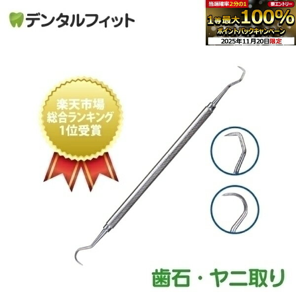 【★エントリーと店内3点購入でP10倍(11/20 20:00-11/27 1:59迄)】歯石取り スケーラー H5-33 1本(両刃鎌形) 【歯垢取り ヤニ取り】ポイント消化 ポイント消費【メール便選択で送料無料】