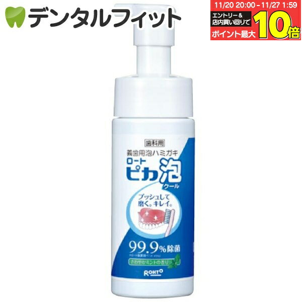 【★エントリーと店内3点購入でP10倍(11/20 20:00-11/27 1:59迄)】入れ歯洗浄剤 義歯用泡ハミガキ 松風 ..
