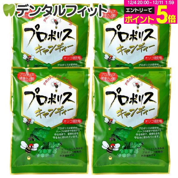 【★先着100円OFFクーポン+エントリーP5倍 12/4-12/11】森川健康堂 プロポリスキャンディ 4袋(100g/袋)（メール便1点まで）【メール便選択で送料無料】