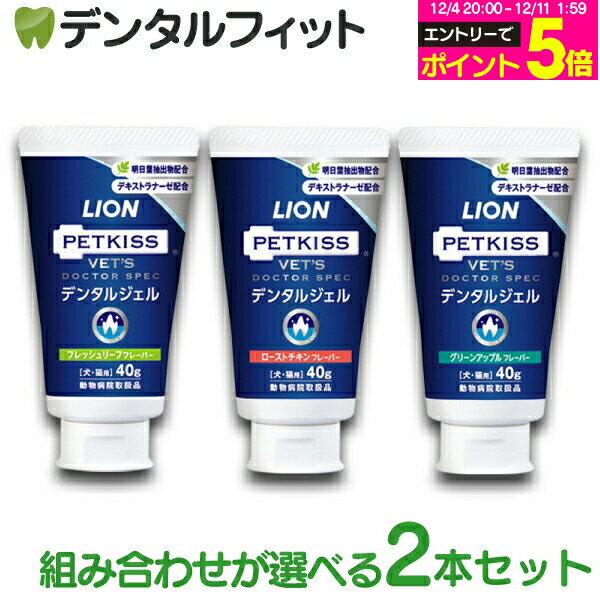【★エントリーP5倍 12/4-12/11】デンタルジェル 2本(40g/1本) ベッツドクタースペ ...