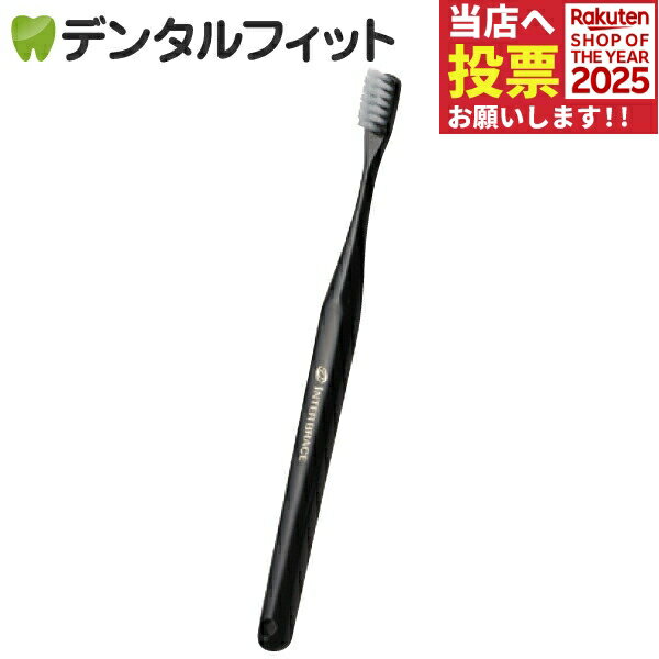 オーラルケア 山型 歯ブラシ インターブレイス ブラック 1本