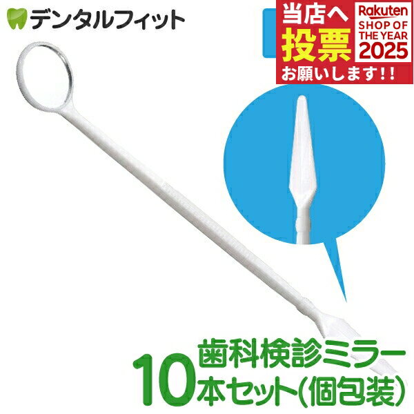 リセラディスポミラー 歯鏡 滅菌済 10本セット(個包装) 歯科 鏡