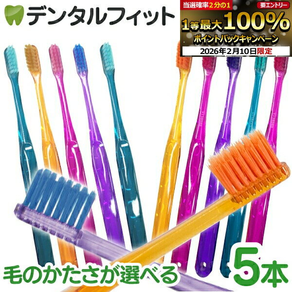 【★エントリーP5倍 2/4 20:00-2/10 1:59】Ci PRO ADジュエル 歯ブラシ 超先細＋フラット毛 (Mふつう / ..