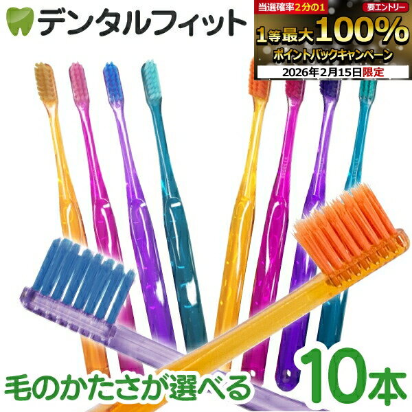 【★1等最大100％ポイントバック(2/15限定)要エントリー】CiPRO AD ジュエル 歯ブラシ 超先細＋フラット..