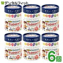 【送料無料】こども専用フロス FLOSSY!(フロッシー) 6箱セット(60本入/箱)