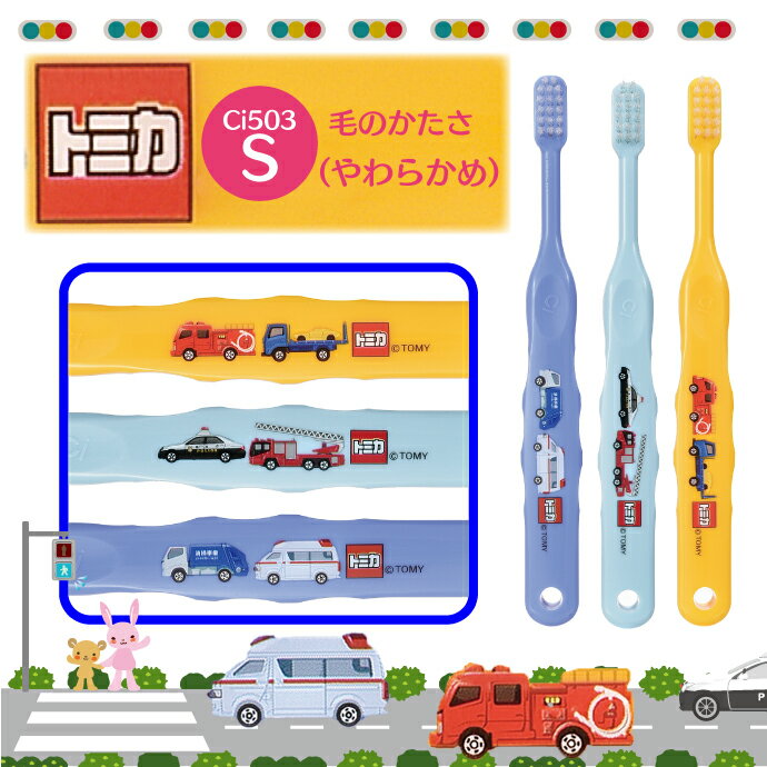 Ci トミカ503 3色アソート Sやわらかめ 30本入【Ciメディカル 歯ブラシ】（メール...
