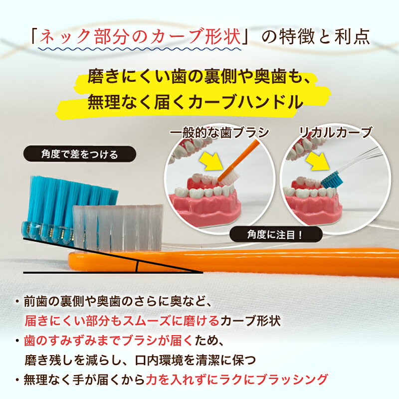 リカルカーブ 超極細毛 歯ブラシ Sやわらかめ 12本 Ciメディカル ReCal リカル 【...