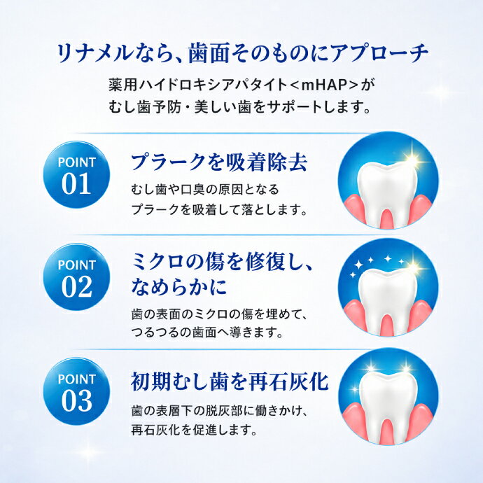 【★エントリーでポイント5倍 10/9 1:59迄】【オマケ(1本20g)付き！】オーラルケア アパガードリナメル 1本(120g)（メール便3点まで） ホワイトニング 歯磨き粉 薬用 【メール便選択で送料無料】 (3)