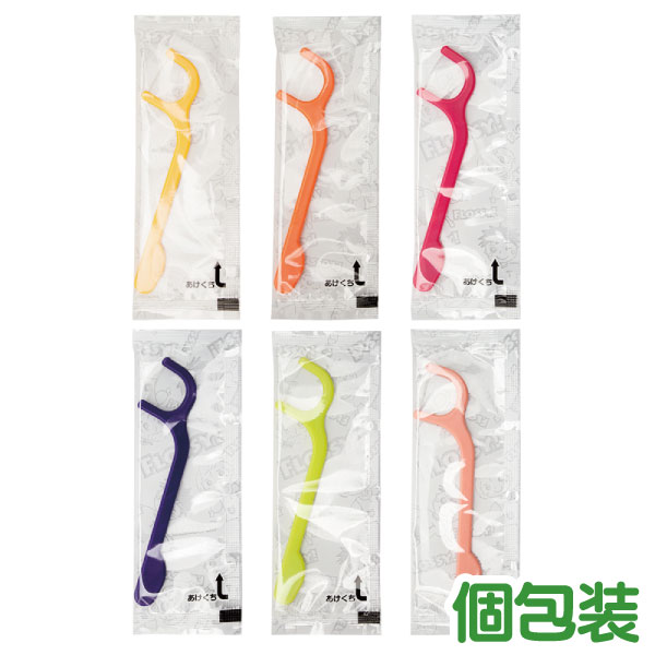こども専用フロス FLOSSY!(フロッシー) 1袋(個包装/30本入) こどもデンタル フロス...