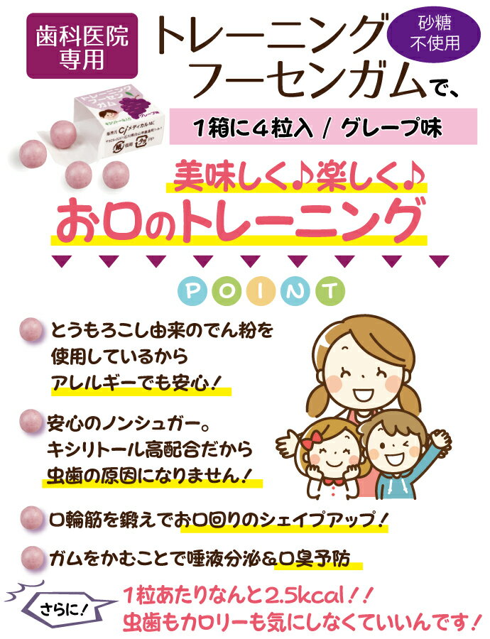 トレーニングフーセンガム(4粒times;24箱)