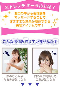 【メール便で送料無料】StretchOral(ストレッチオーラル)フェイス