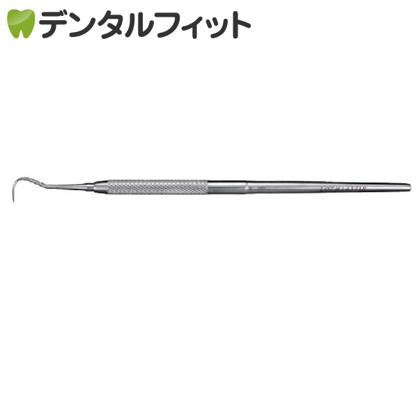 日本全国で実際にプロが愛用する商品です。 歯肉縁上の歯石・ヤニの除去にご使用頂けるステンレス製のスケーラーです。 また、歯間部の除石にも力を発揮します。 片頭のみ刃を要している商品なので、しっかり握ることができ安全に使うことができます。手の疲れにくい太めのラウンドハンドル。 適度な重量感とハンドルに部分的に施された切込みが滑り止めとなり、しっかりとしたグリップを実現するので、今まで取る事ができなかった隙間の小さくて硬い歯石も、ピンポイントで除去できます。 ■一緒に使えば便利な『歯科検診用デンタルミラー』はこちらです。 ■スケーラーを使わない時は、安心・安全の為に収納するトライアングルケースがおすすめ。 ■歯石・ヤニを削った後に使う歯みがき粉はホタテの成分で歯を平滑にし、ツルツル・ピカピカに仕上げる『薬用シェルピカ』がおすすめ。こちらも【送料無料】です。 愛犬や愛猫用にご使用される方も。 本商品は人体用向け歯石除去用の商品ですが、ご使用者様の中には愛犬の歯石を取る為に『犬用スケーラー』としてご活用いただいている方もいらっしゃいます。 愛犬・愛猫の歯周病対策に、歯石除去は重要なケアの1つです。硬く歯に蓄積されたペットの歯石を取る事にも耐えられる耐久性と除去力があるプロ仕様の本格スケーラーです。 素材：ステンレススチール タイプ：#H5(全長155mm) 広告文責 株式会社デンタルフィット【076-207-3800】 製造販売業者 株式会社歯愛メディカル 原産国名 パキスタン 区分 一般医療機器 届出番号 17B2X10001000092 【ご注意(免責)事項】当店では、サイト上に最新の商品情報を掲載するよう努めておりますが、メーカーの都合等により、商品規格や仕様（容量・成分・パッケージ・原産国など）が予告なく変更される場合がございます。このため、実際にお届けする商品と商品ページ上の情報表記が異なる場合がございますので、ご使用前には必ずお届けした商品の商品ラベルや注意書きをご確認ください。また、商品情報についてページ表記以外の詳細が必要な場合は、メーカー等にお問合せください。