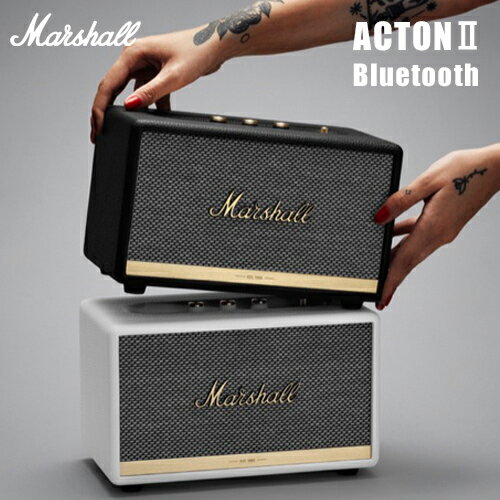 【マーシャル スピーカー】 Marshall Speaker ACTON2 Bluetooth / マーシャル コンパクトスピーカー アクトン2 ブルートゥース [Bluetooth スマートフォン 高音質 iPhone ワイヤレススピーカー オーディオ] 【送料無料 国内正規品 あす楽対応】