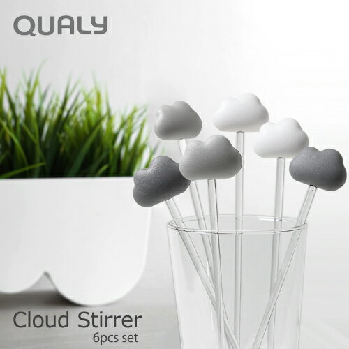 【マドラー】クオリー クラウド スターラー / QUALY Cloud Stirrer 【あす楽対応】 マドラー かわいい 雑貨 カフェ おしゃれ セット ギフト プレゼント