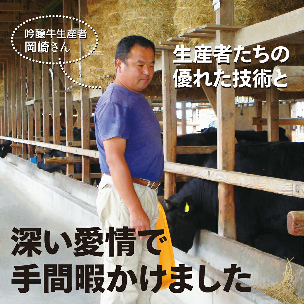 吟醸牛 特選ロース 肉 お肉 リブロース 肩ロース お中元 帰省 人気 プレゼント お祝い 牛肉 贈り物 鍋 すき焼き ギフト 等級 500g 焼肉 化粧箱入り お見舞い A4 A5 ランク 霜降り 別格 熨斗 のし 無料 d-fresh-10000487 ディーフレッシュ サンプル画像3
