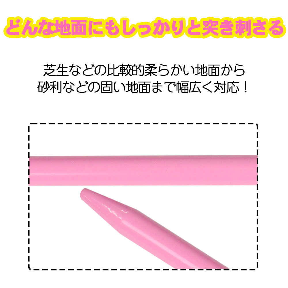 ★指定商品2点以上お買上げ300円OFFクーポン付 10本 スチール カラー ペグ 20cm ポーチ付き アウトドア キャンプ テント ソリッド キャンプ用品 登山 イベント 野外 テント設営 防災 運動会 ソロキャンプ _yt_通販格安セール情報 楽天 通販