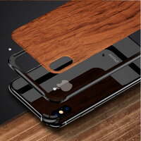 iPhoneXSケースiPhoneXsMaxアルミバンパーケース天然木無垢材iPhoneXRウッドケースiPhoneXSMAX金属製iphoneXアイフォンかりん背面クルミカバーワイヤレス充電器対応アイフォン木目柄alumibumper軽量衝撃防止送料無料