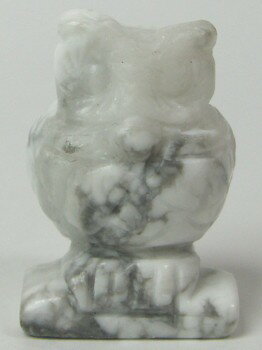 ホワイトハウライト フクロウ（ミニサイズ）