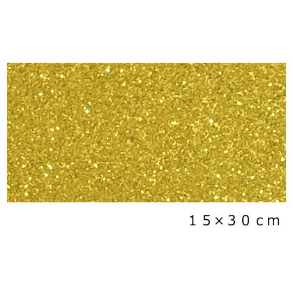【送料無料】グリッターシート/シールタイプ15cm×30cm(イエローゴールド）目立つ!!　店内装飾/室内装飾..