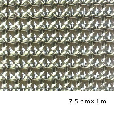 ホログラムシート マルチレンズ19(シルバー） 75cm×1m【ホログラムシール】