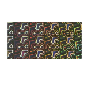【送料無料】ホログラムシート マグマ(シルバー）15cm×30cm
