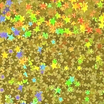 ホログラムシート リトルスター ゴールド