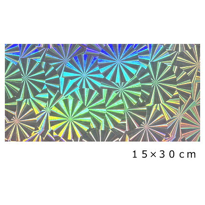 Rakuten - ホログラムシート(シールタイプ) ナデシコ シルバー15cm×30cm