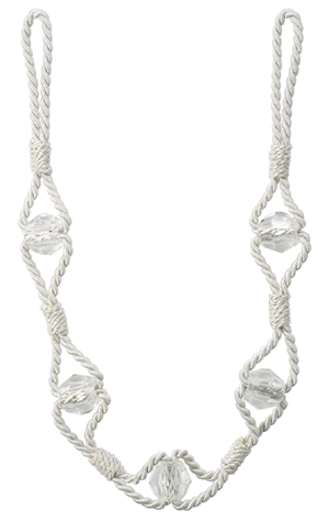 ヒモクリスタルタッセルホワイト