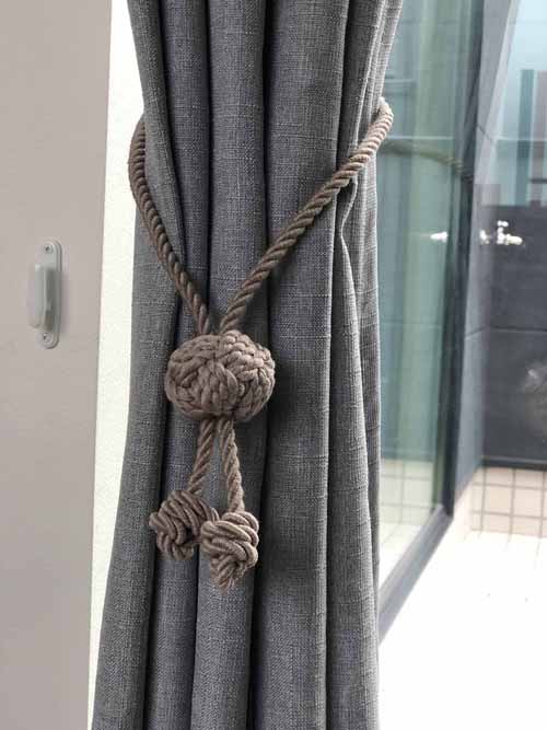 リネンマルタッセル　ベージュ 【1本】