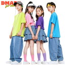 子供服 ヒップホップ ダンス衣装 12色 2点セット キッズ ダンス衣装 イベント お揃い セットアップ ヒップホップ 男の子 女の子 韓国ファッション トップス デニム パンツ スカート 原宿系 ダンスウエア レッスン着 ステージ衣装 半袖tシャツ K-POP jazz 卒業写真