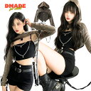 ステージ衣装 ファッション 大人 セットアップ 廃土風 セクシー k-pop ダンス衣装 Y2K レディースダンス衣装 レディース かっこいい ジャズ バンド風 パンク 文化祭 舞台演出服 ガールズ向け jazz ロック 原宿風 パーティー へそ出し 学園祭 黒 ブラック チョッキ ショーツ