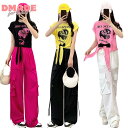 ダンス衣装 セットアップ 大人 レディース 韓国 演出服 Tシャツ パンツ ワイドパンツ カーゴパンツ ロングパンツ ズボン ヒップホップ ジャズダンス服 おし...