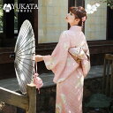 浴衣 レディース ピンク 無地 シンプル 5点/4点/ セット レディース (ゆかた/衿/足袋/巾着袋/下駄) レトロモダン スタイル 乙女 可愛い ー等 上品 きれいめ 大人の浴衣 セット 20代 30代 40代 華やか コーデ 簡単 modern Style