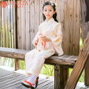 浴衣 子供 キッズ 女の子 煙花 煙花柄 浴衣 白 腰ひも 肌襦袢 yukata 七五三 子供 可愛い シンプル 上品 おしゃれ 花火大会 夏 お祭り 花火大会...