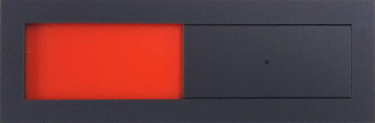 【第一ネーム】多目的 カラー 使用中サインプレート スライド式サイン　ドアプレート （設置用両面粘着テープ付き）