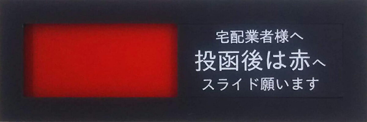 【第一ネーム】宅配ボックス用 スライド式カラー...の紹介画像2