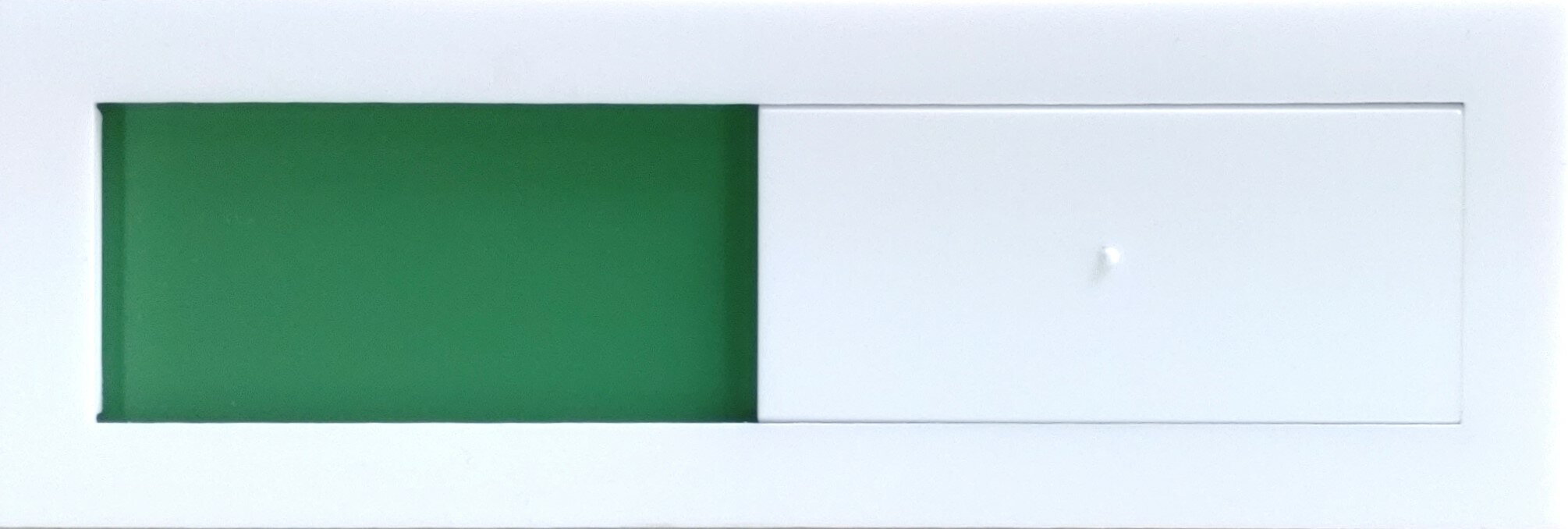 【第一ネーム】ホワイト　多目的 カラー 使用中サインプレート スライド式サイン　ドアプレート （設置用両面粘着テープ付き）