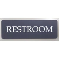 【第一ネーム】英語版 トイレ サイン プレート ドアプレート（両面テープ付き）