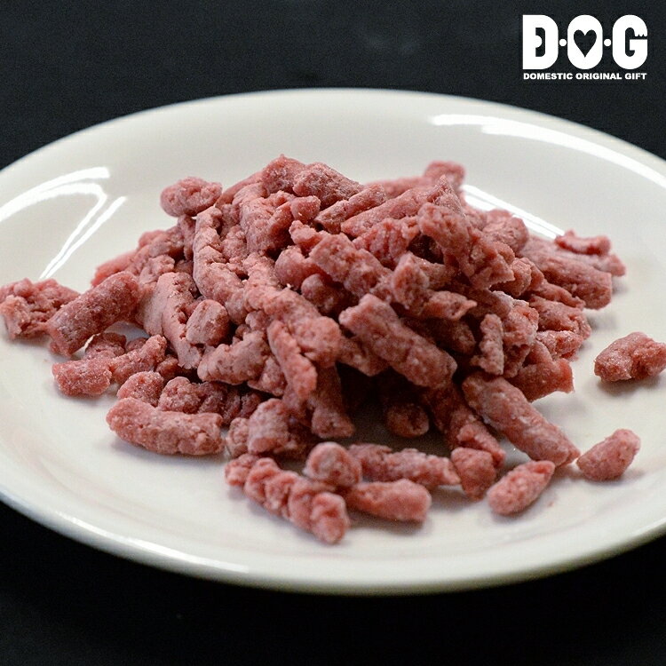 【猪肉パラパラミンチ 100g】【冷凍】犬 生肉 国産 無添加 無着色 D・O・G 京丹波自然工房 ジビエ 滋養強壮 高タンパク 低脂肪 低カロリー ビタミンB アミノ酸 DHA 鉄分