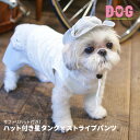 ドッグウェア D・O・G ハット付き星タンク×ストライプパンツ