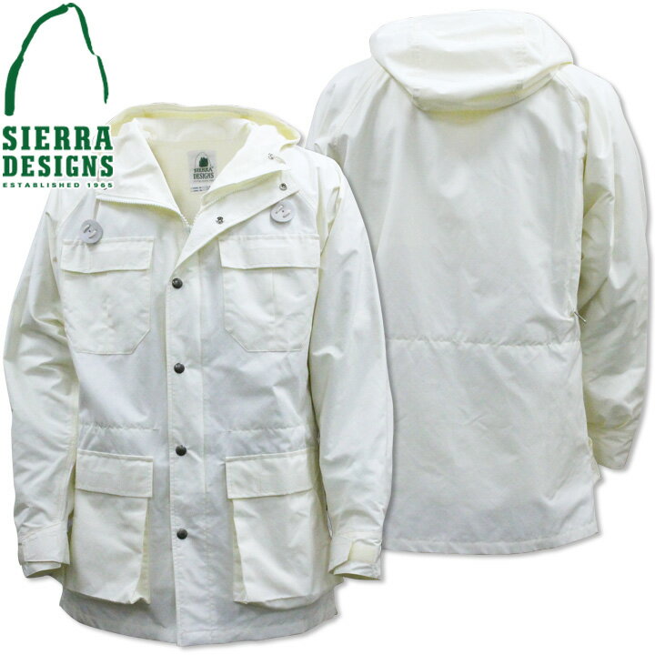 SIERRA DESIGNS シエラデザインズ MOUNTAIN PARKA マウンテンパーカー 1329J White/White